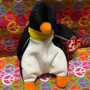 Ty Beanie Babies Waddle The Penguin Bird (Retired)